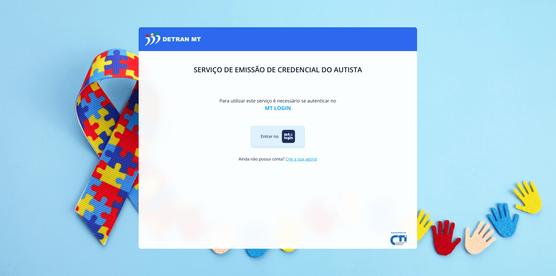 Credencial do Autista